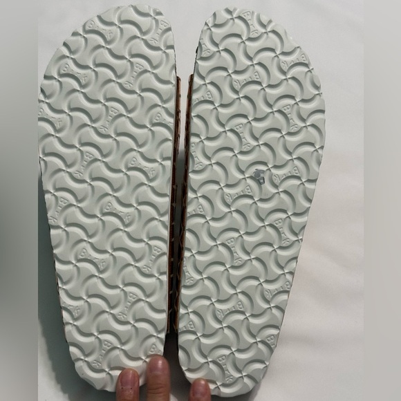 Birkenstock Women's Sandals Arizona Microfibre Gator Gleam Copper size 40 - Picture 7 of 7